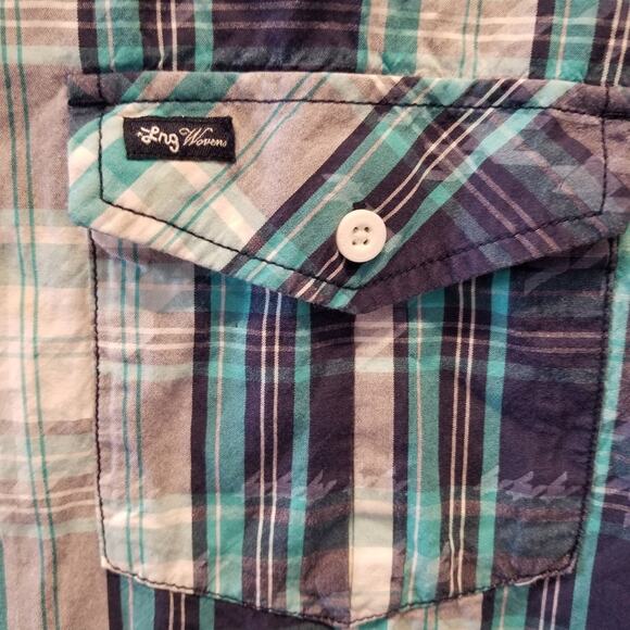 LNH Women's Collection Cotton Long Sleeve Button Shirt Size XL - Picture 4 of 10